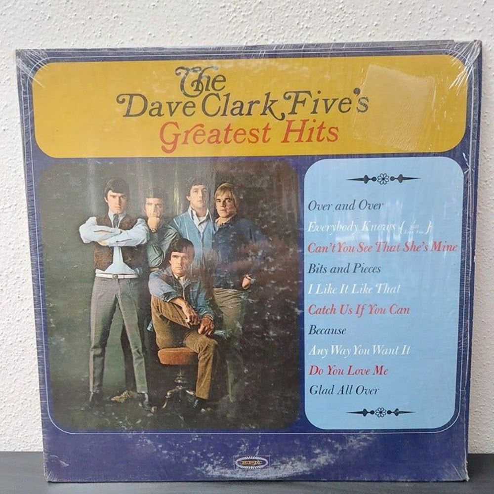 The Dave Clark Five Greatest Hits Vinyl LP Epic Records LN 24185 1966
